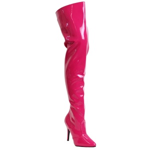 Fucsia Charol 13 cm SEDUCE-3010 over knee botas altas con tacn