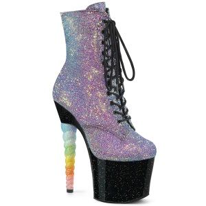 Glitter 18 cm UNICORN-1020G botines de pole dance