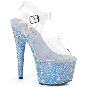 Glitter plataforma 18 cm AADORE-708LG-5 sandalias de tacn pole dance