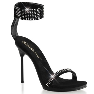 Negro 11,5 cm CHIC-40 fabulicious sandalias de tacn aguja