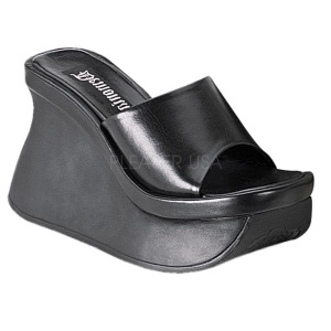 Negro 11,5 cm PACE-01 Gticos Chanclas Mujer Plataforma