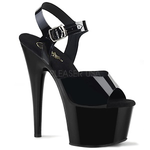 Negro 18 cm ADORE-708N Zapatos Tacn Aguja Plataforma