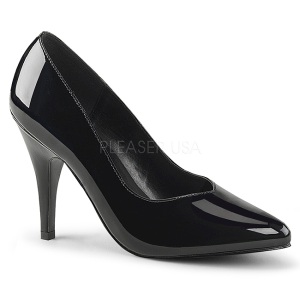 Negro Charol 10 cm DREAM-420 Zapatos de Saln para Hombres