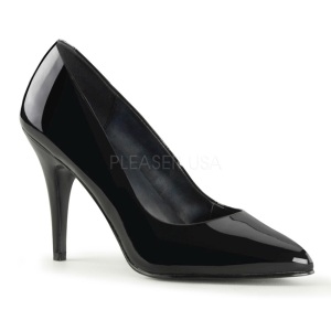 Negro Charol 10 cm VANITY-420 zapatos de saln puntiagudos