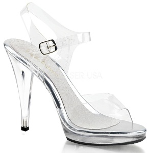 Plata 11,5 cm FLAIR-408 Zapatos para travestis