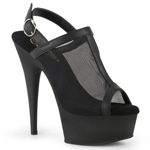 Polipiel 15 cm DELIGHT-636 sandalias pleaser con plataforma