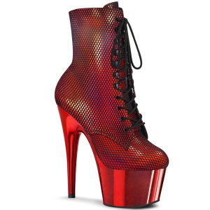 Rojo cromo 18 cm ADORE-1020HFN exotic botines de pole dance