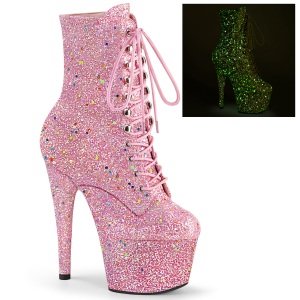 Rosa glitter 18 cm ADORE-1020GDLG botines mujer de pole dance