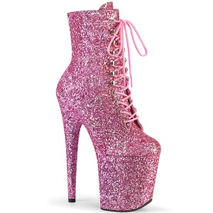 Rosa glitter 20 cm FLAMINGO-1020GWR exotic botines de pole dance