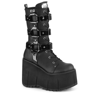 Vegano 11,5 cm KERA-110 botines demoniacult con plataforma