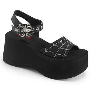 Vegano 6,5 cm DemoniaCult FUNN-10 zapatos plataforma lolita emo