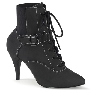 Vegano negro 10 cm DREAM-1022 botines de tobillo para travestis