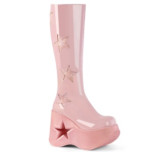 Vegano rosa 13 cm DYNAMITE-218 botas emo punk plataforma de cuas