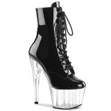 ADORE-1020 18 cm botines de tacn altos pleaser negro