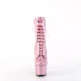 ADORE-1020HG - 18 cm botines de tacn altos pleaser holograma rosa