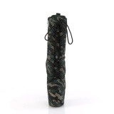 ADORE-1040CMD 18 cm botines de tacn altos pleaser camuflaje