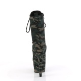 ADORE-1040CMD 18 cm botines de tacn altos pleaser camuflaje