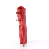 ADORE-1043 - 18 cm plataforma botines tacn alto vegano rojo