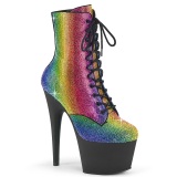 ADORE-RRS 18 cm botines de tacn altos pleaser strass