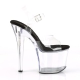 Acrilico 18 cm Pleaser RADIANT-708 Zapatos Tacn Aguja Plataforma