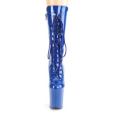 Azul Charol 20 cm FLA-1050 botinhas tacones extremos plataforma