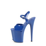 Azul plataforma 20 cm FLAMINGO-809 tacn alto pleaser