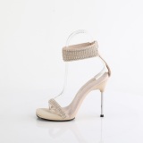 Beige 11,5 cm CHIC-40 fabulicious sandalias de tacn aguja