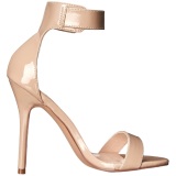 Beige 13 cm AMUSE-10 Zapatos para travestis