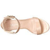 Beige 13 cm Pleaser AMUSE-10 sandalias de tacn alto