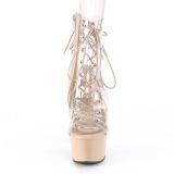 Beige 15 cm ASPIRE-600-30 botines de pole dance