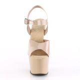 Beige 18 cm ADORE-708N Zapatos Tacn Aguja Plataforma