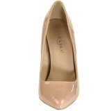 Beige Charol 13 cm SEXY-20 zapatos tacn de aguja puntiagudos