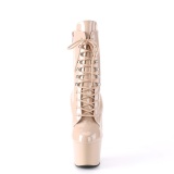 Beige Polipiel 18 cm ADORE-1020 botines con cordones