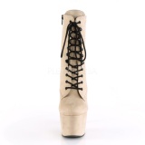 Beige Polipiel 18 cm ADORE-1020FS botines con cordones