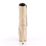 Beige Polipiel 18 cm ADORE-1020FS botines con cordones