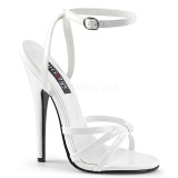 Blanco 15 cm DOMINA-108 Zapatos para travestis