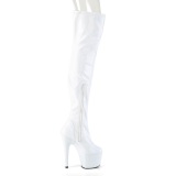 Blanco 18 cm ADORE-3000HWR Holograma botas altas overknee plataforma