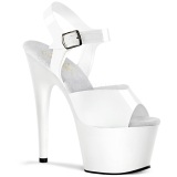 Blanco 18 cm ADORE-708N Zapatos Tacn Aguja Plataforma