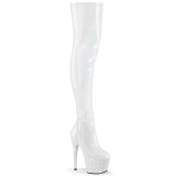 Blanco 18 cm BEJ-3000-7 Holograma botas overknee plataforma