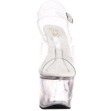 Blanco 18 cm TIPJAR-708-5 sandalias stripper con plataforma