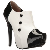 Blanco Charol 13,5 cm CHLOE-11 zapatos de saln tallas grandes