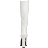 Blanco Charol 13 cm ELECTRA-2000Z Botas de mujer para Hombres