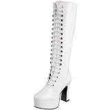 Blanco Charol 13 cm ELECTRA-2020 Botas de mujer para Hombres