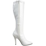 Blanco Charol 13 cm SEDUCE-2000 Botas de mujer para Hombres