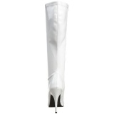 Blanco Charol 13 cm SEDUCE-2000 Botas de mujer para Hombres