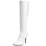 Blanco Charol 13 cm SEDUCE-2000 Botas de mujer para Hombres