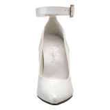 Blanco Charol 13 cm SEDUCE-431 Zapato de Stiletto para Hombres