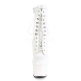 Blanco Charol 18 cm ADORE-1020 botines mujer con plataforma