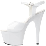 Blanco Charol 18 cm ADORE-709 Zapatos Tacn Aguja Plataforma