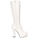 Blanco Mate 13 cm ELECTRA-2020 Botas de mujer para Hombres